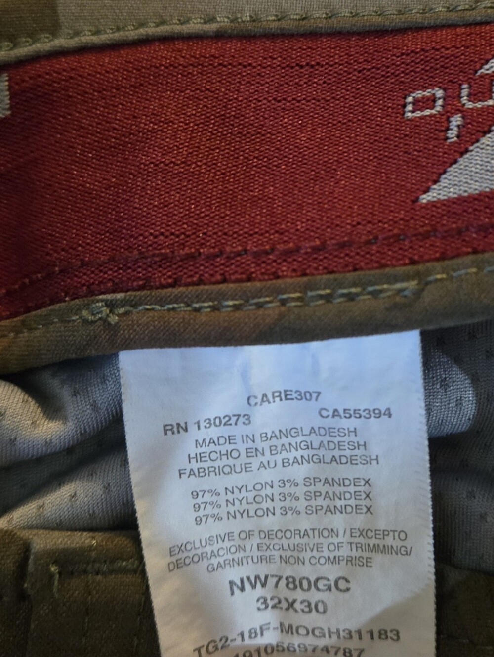 Mens Wrangler Outdoor Camo Pants - Picture 3 of 3